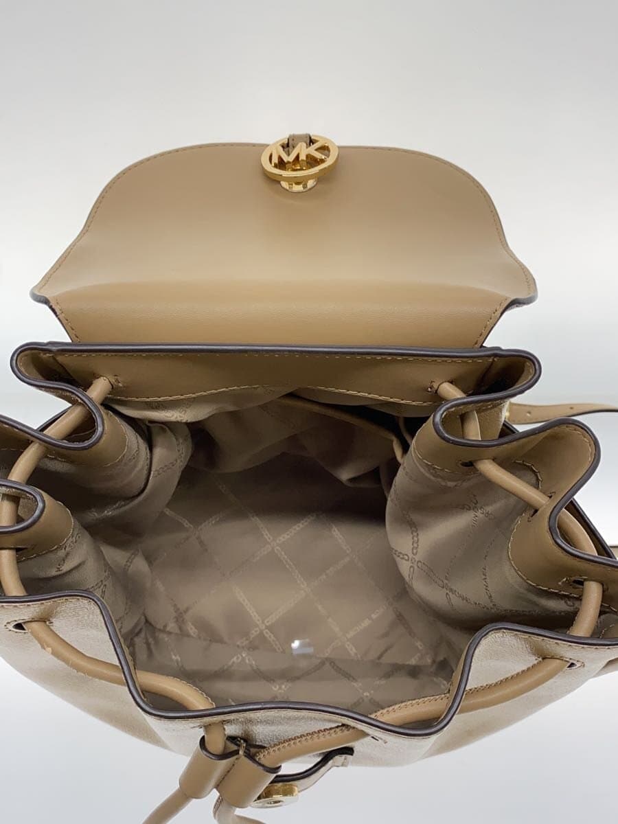 MICHAEL KORS Backpack Leather Beige 30F3G2EB2L 6