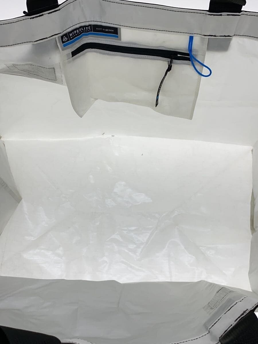 HYPERLITE Tote Bag Nylon WHT Plain 6
