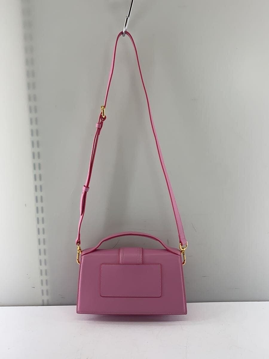 JACQUEMUS Le Grand Bambino Handbag 2WAY -- PNK Plain 3