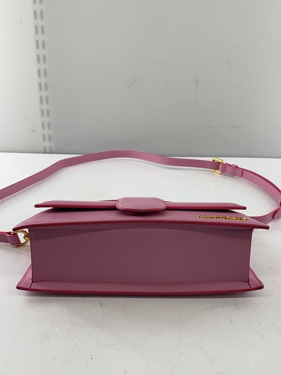 JACQUEMUS Le Grand Bambino Handbag 2WAY -- PNK Plain 4