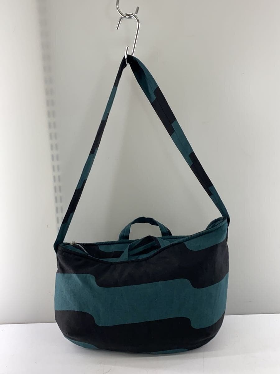 mina perhonen shoulder bag linen GRN aes9380 3
