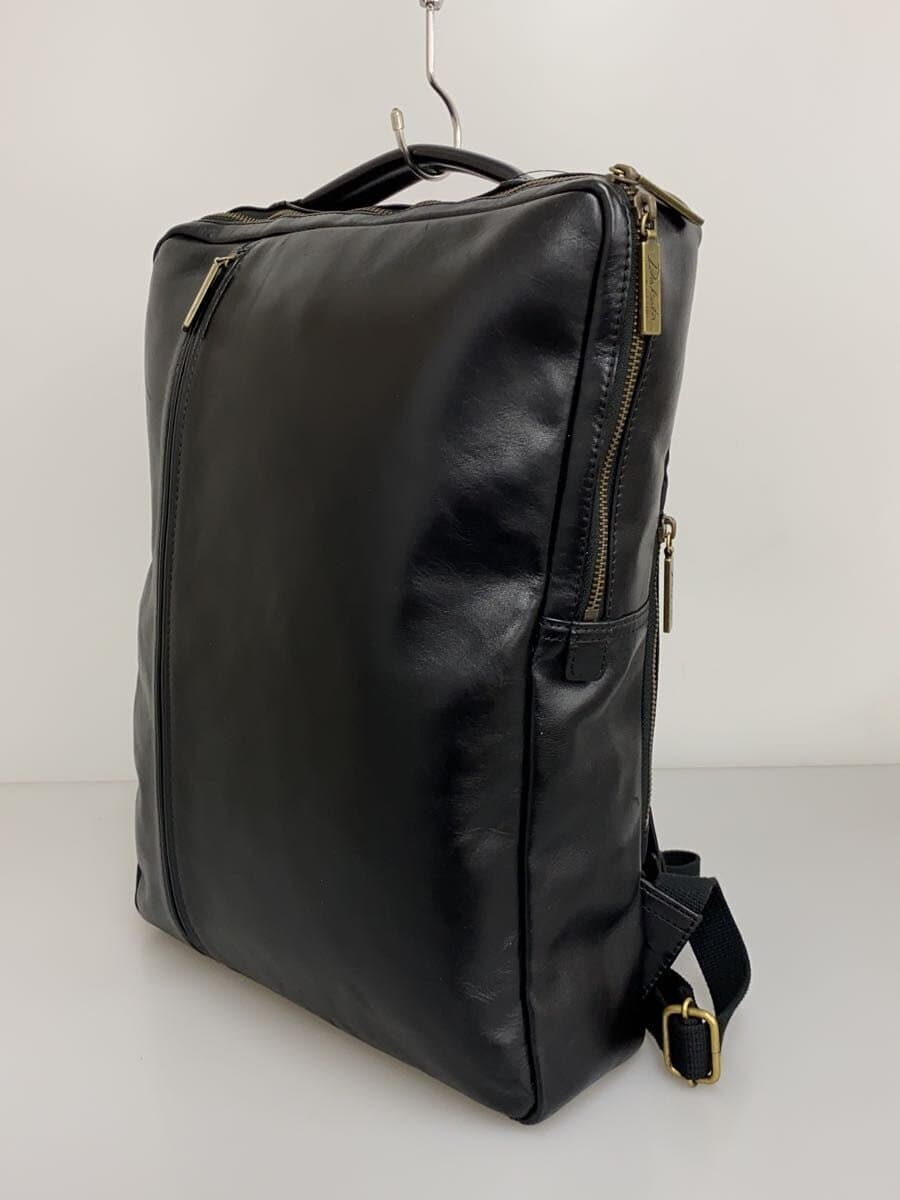 DAKOTA Backpack Leather BLK 2