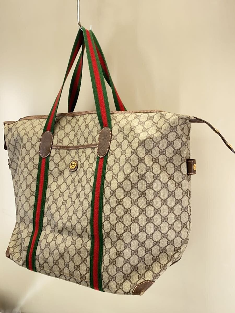 GUCCI Boston Bag Leather 012-39-6211 2
