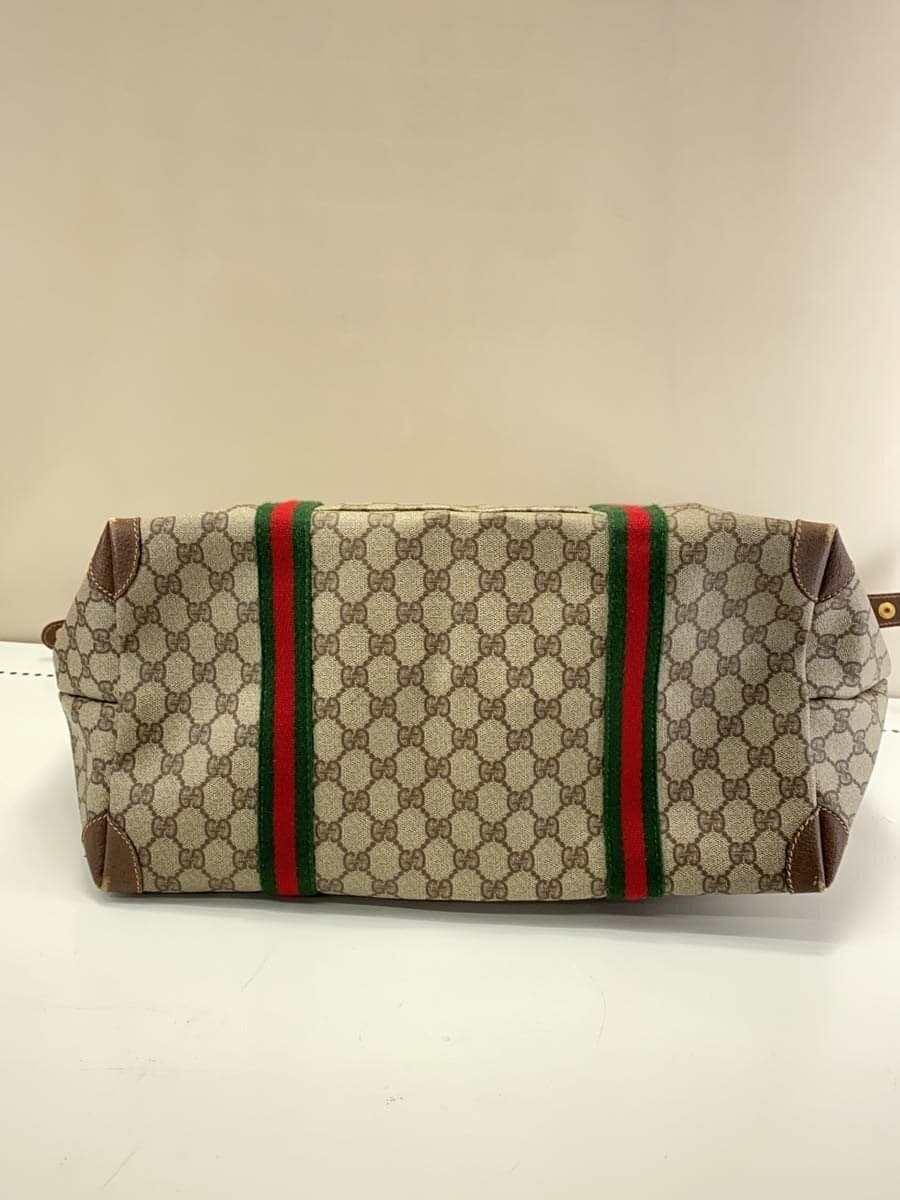 GUCCI Boston Bag Leather 012-39-6211 4