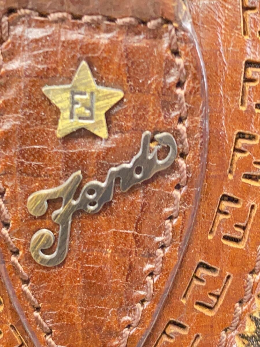 FENDI handbag canvas BRW all-over pattern Zucca pattern Etnico 5