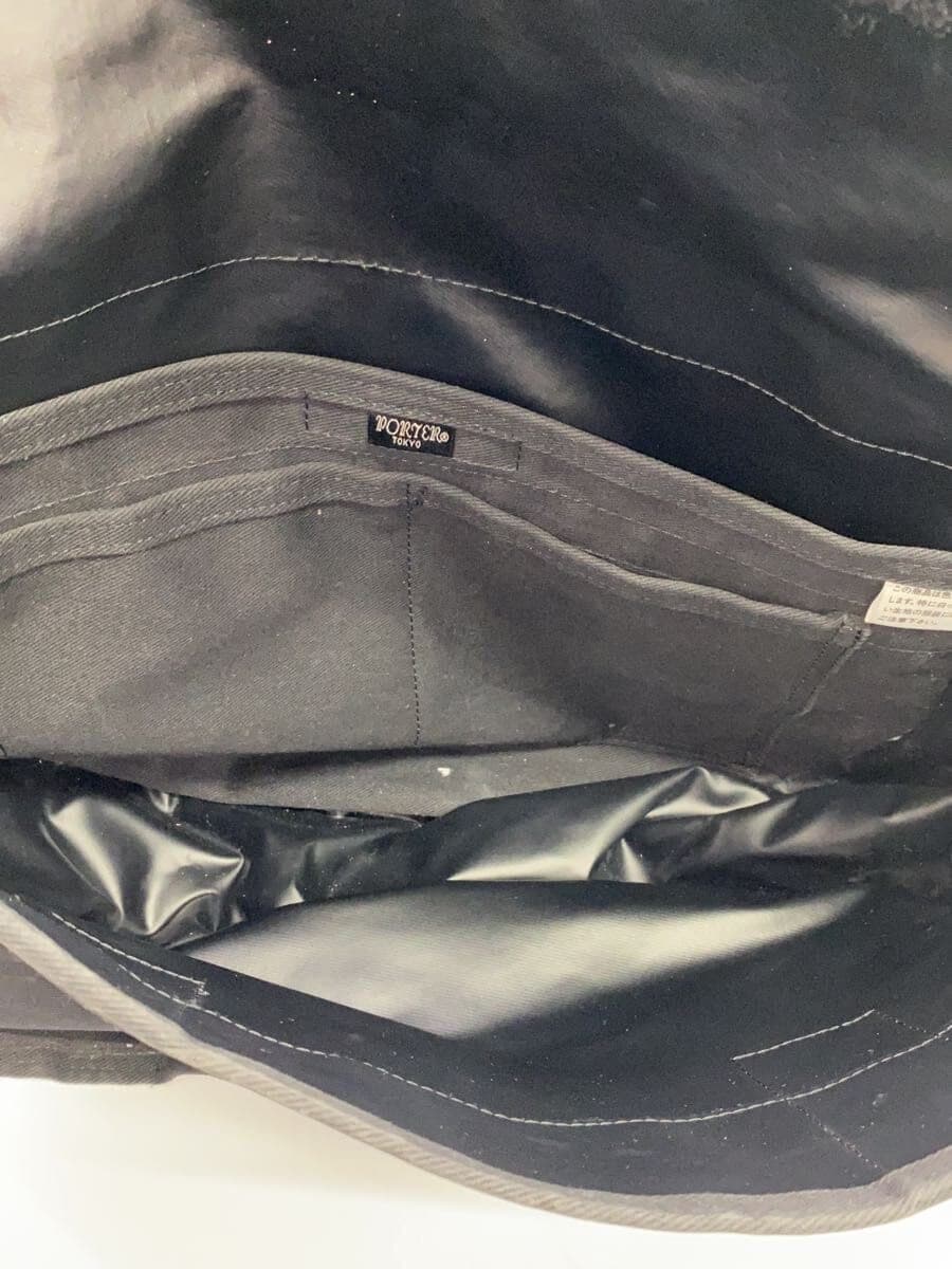 PORTER Shoulder Bag Canvas BLK 6
