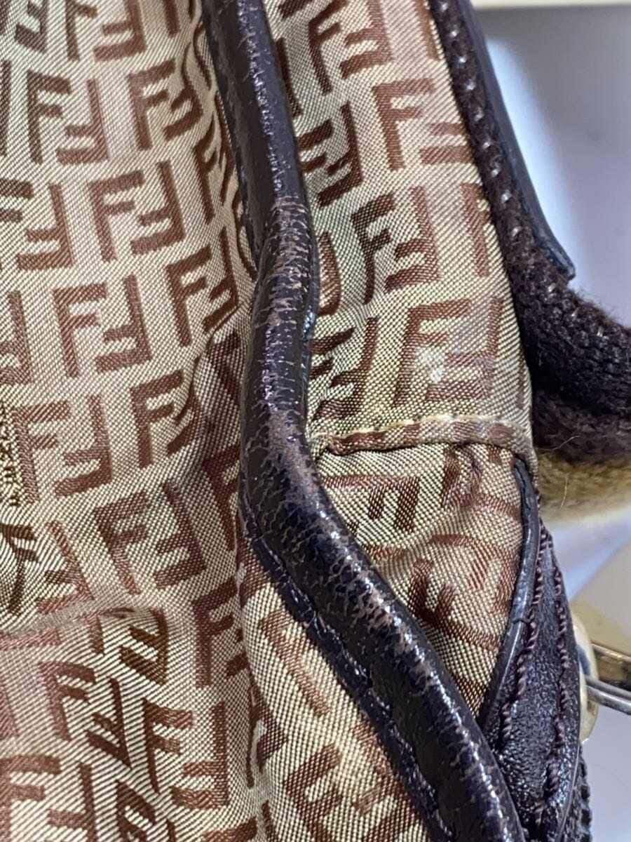 FENDI Shoulder Bag Nylon BRW 7