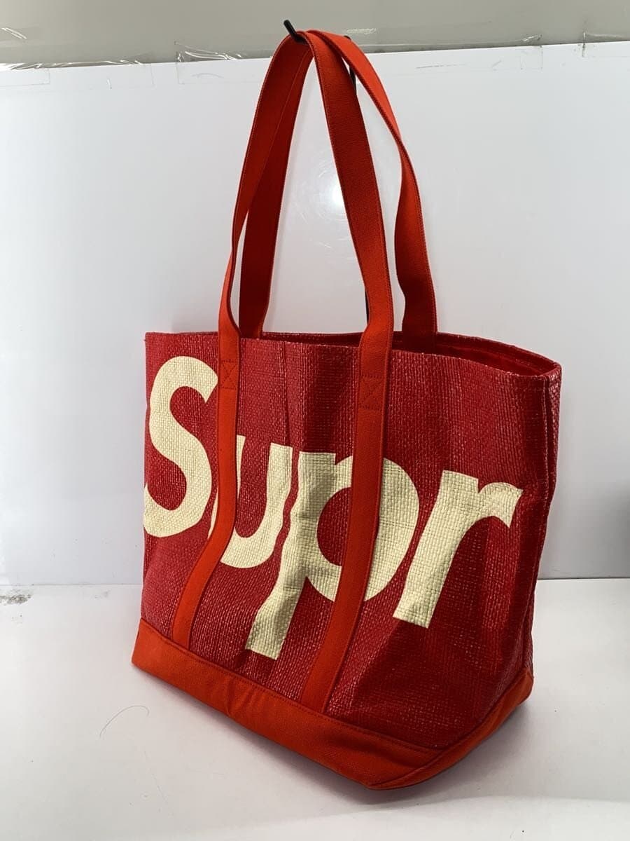 Supreme Tote Bag RED Edge Damage Considered 2
