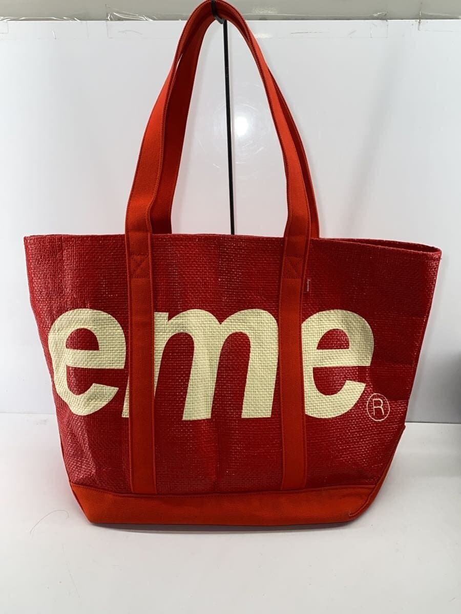 Supreme Tote Bag RED Edge Damage Considered 3
