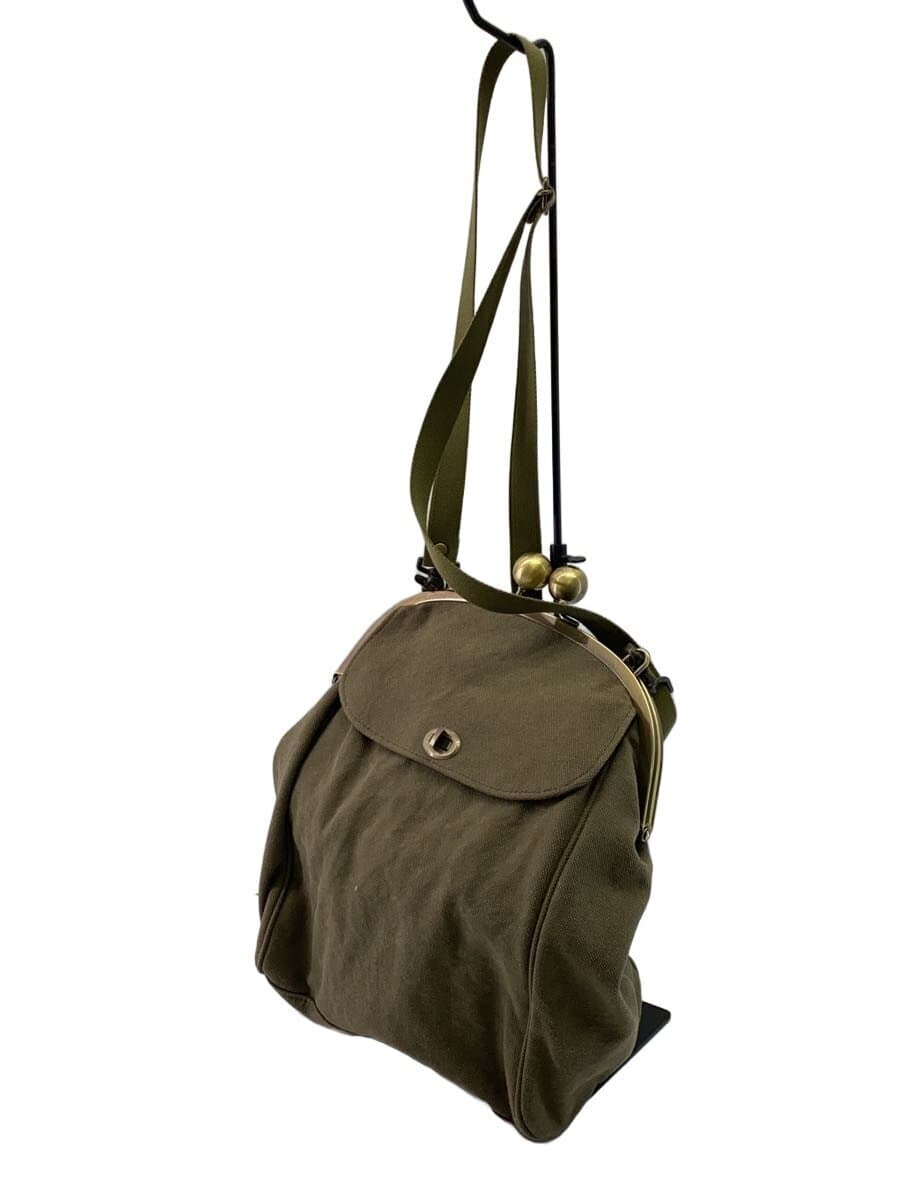 AYANOKOJI Shoulder Bag Canvas KHK Solid 2