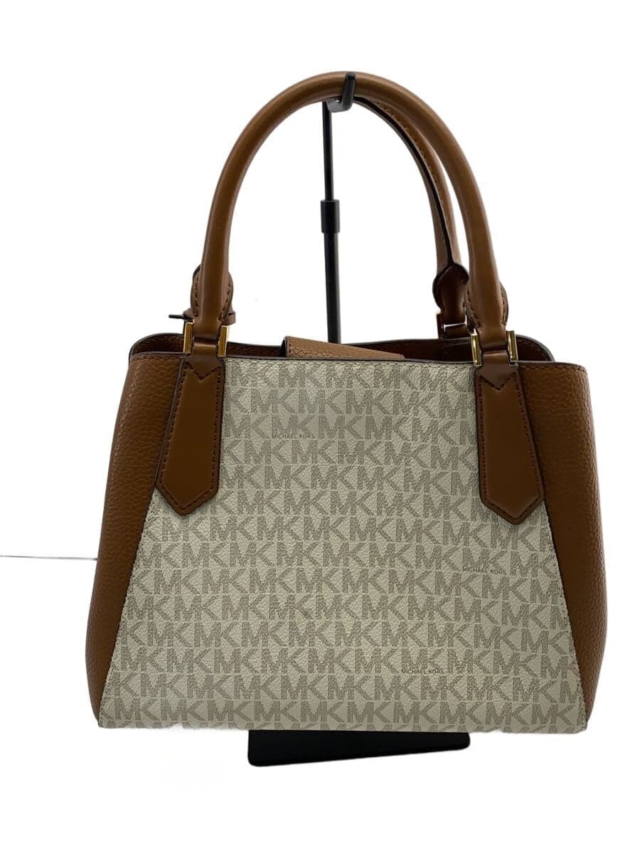 MICHAEL KORS Handbag Leather BRW All-over pattern DI-1906 3