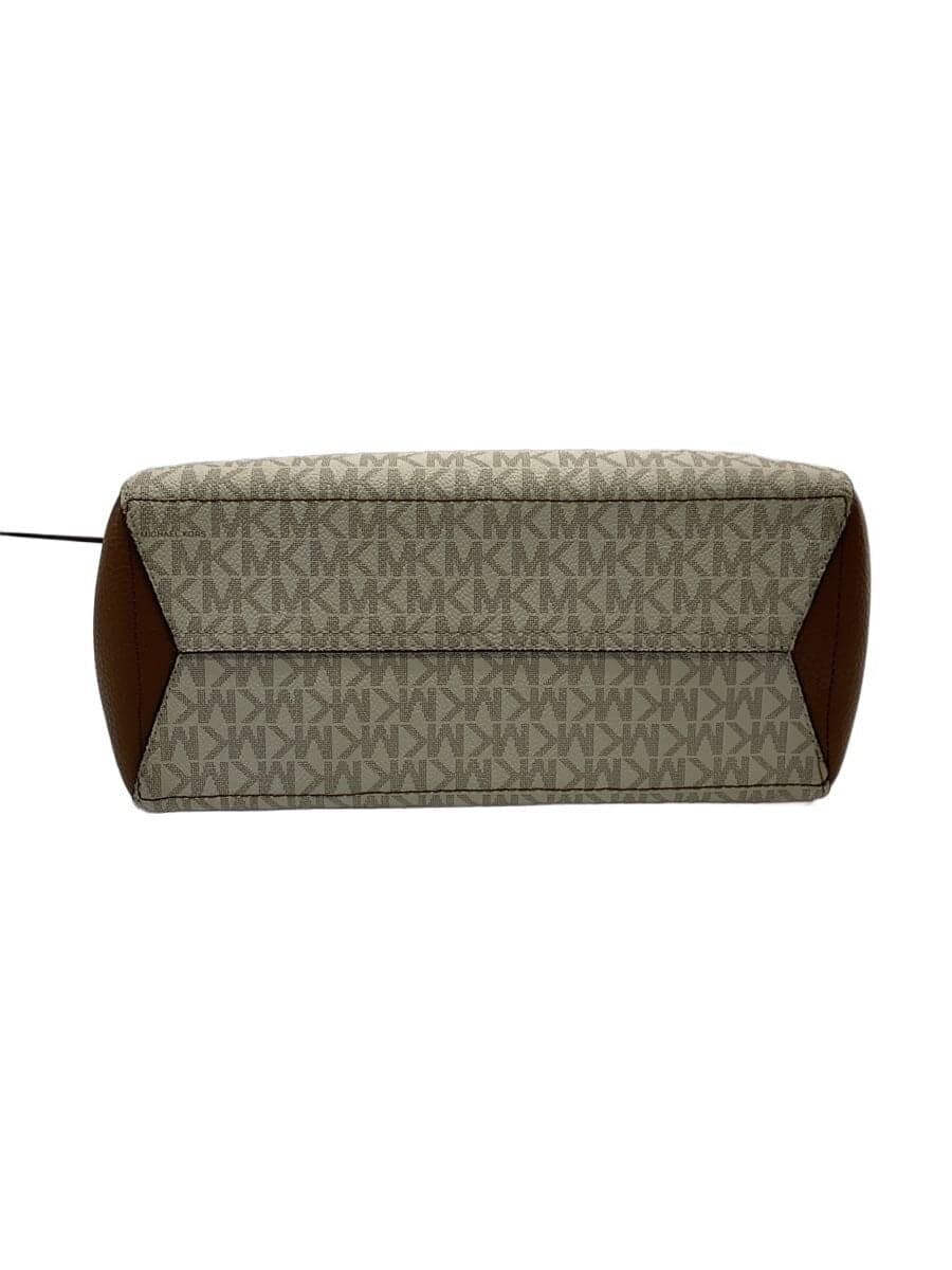 MICHAEL KORS Handbag Leather BRW All-over pattern DI-1906 4