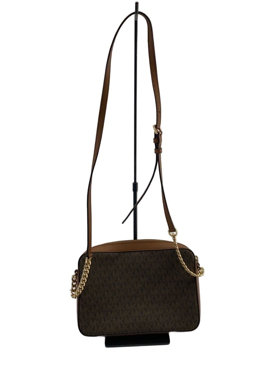 MICHAEL KORS Shoulder Bag Leather BRW All-over Pattern 3