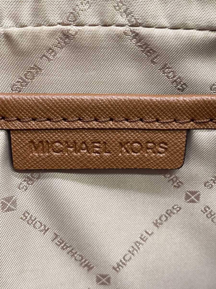 MICHAEL KORS Shoulder Bag Leather BRW All-over Pattern 5