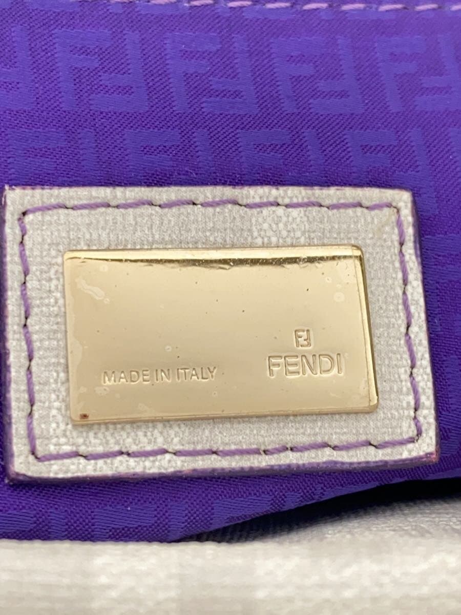 FENDI Zucca Tote Bag PVC WHT All Over Pattern 8BH198 5