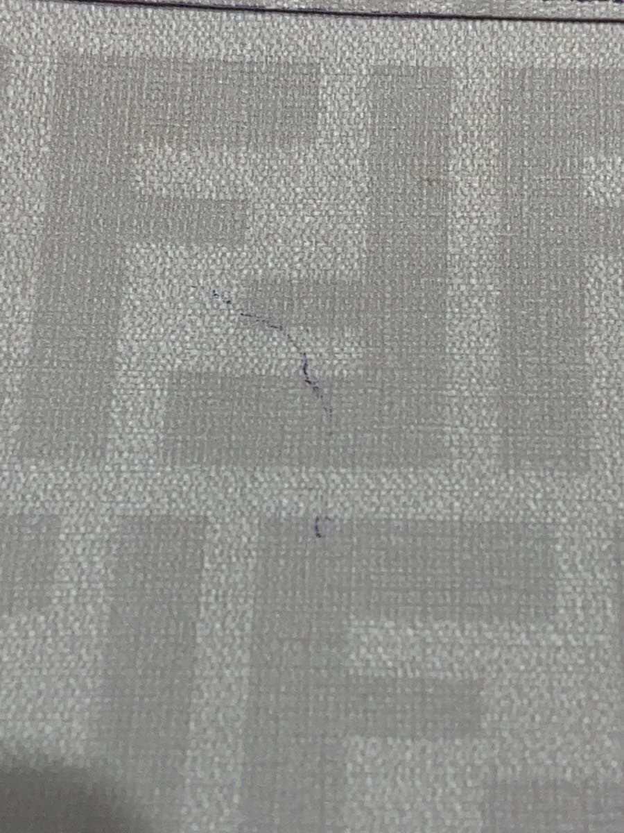 FENDI Zucca Tote Bag PVC WHT All Over Pattern 8BH198 8