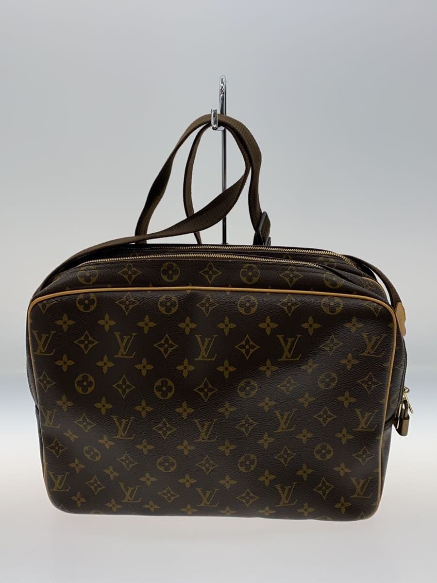 LOUIS VUITTON Reporter GM_Monogram_Canvas_BRW Shoulder Bag M45252 PVC BRW All Over Pattern 3