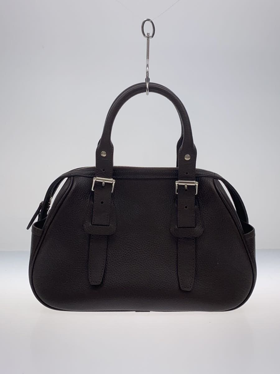 BURBERRY LONDON Liner Nova Check Mini Leather Boston Bag Handbag Leather BRW 3