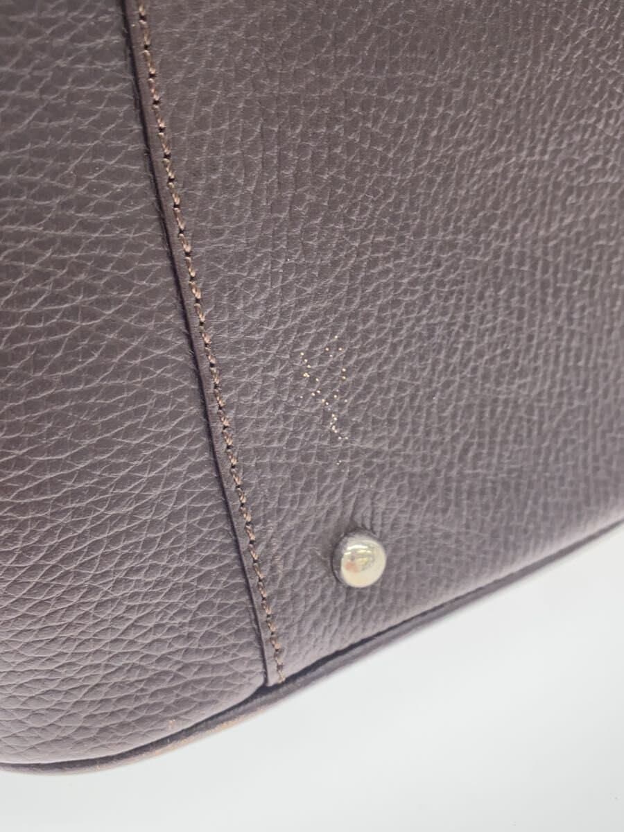 BURBERRY LONDON Liner Nova Check Mini Leather Boston Bag Handbag Leather BRW 8