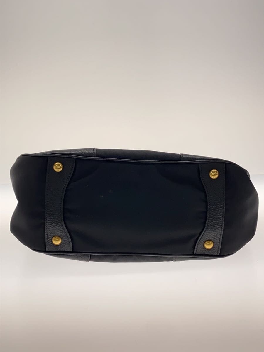 PRADA Bottom Soil Hardware With Scratches Tote Bag Nylon BLK BR4635 4