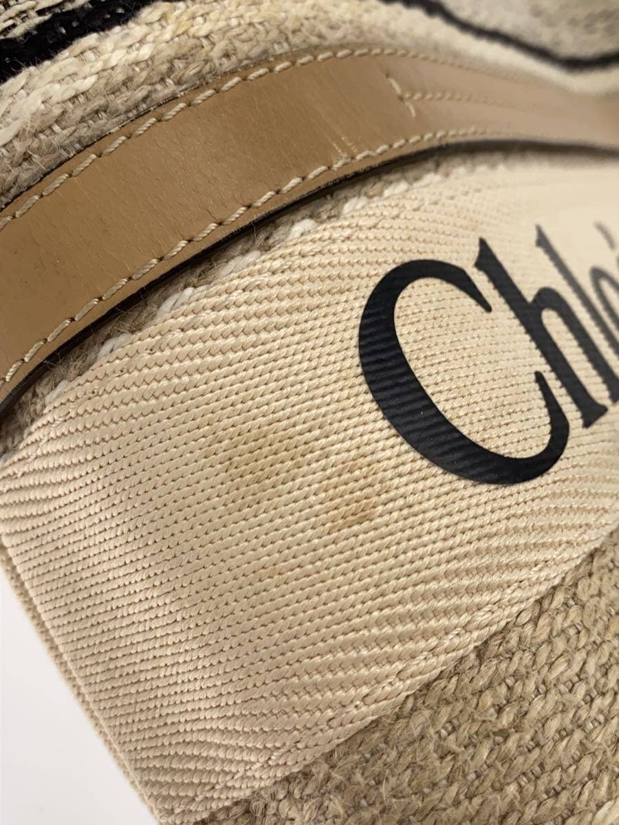 Chloe Woody Medium Tote Bag Canvas CRM 7