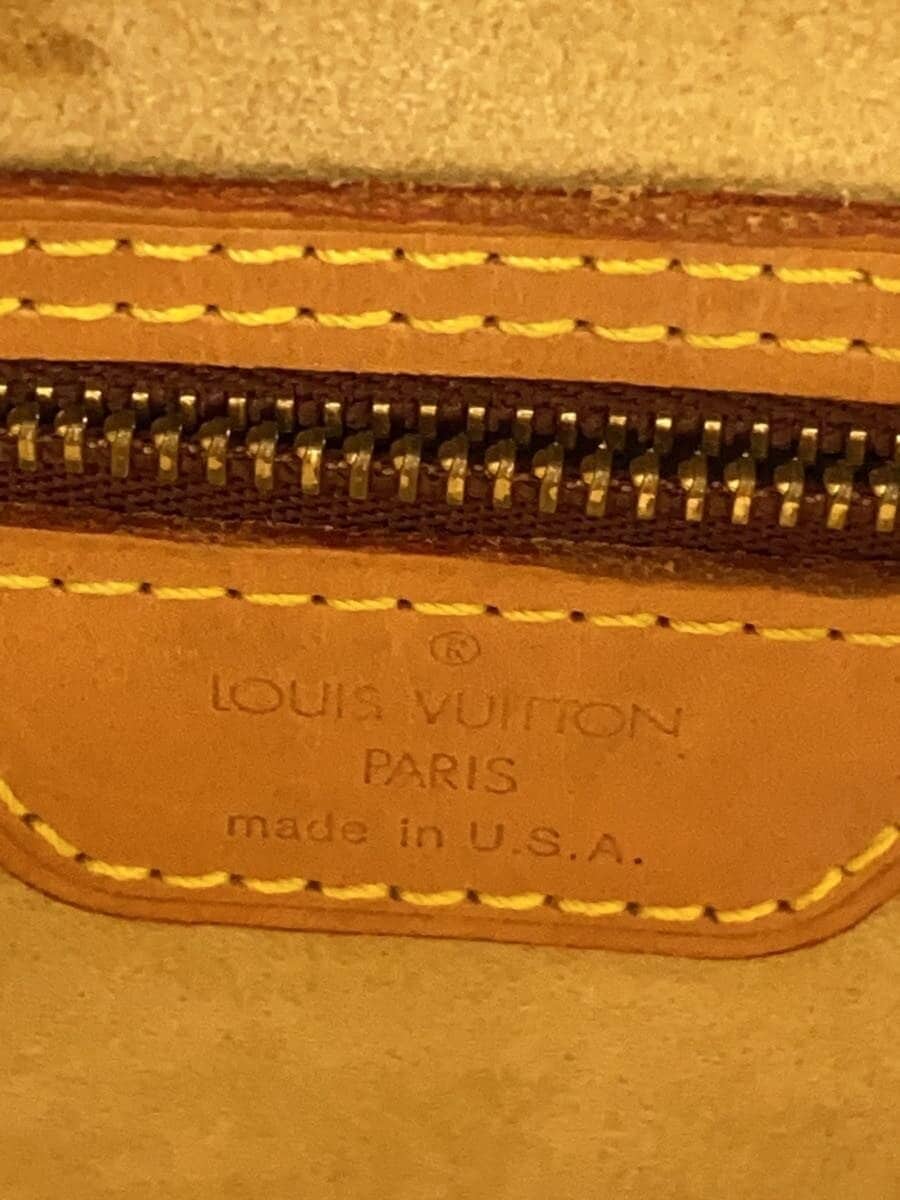 LOUIS VUITTON Lu ping GM Overall Stain Leather Crack Tote Bag PVC Monogram M51145 5