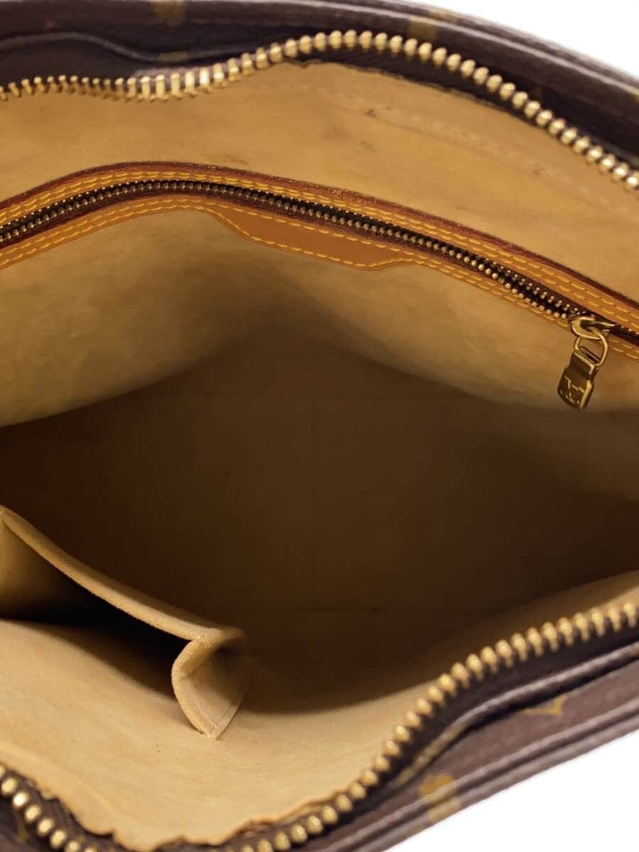 LOUIS VUITTON Lu ping GM Overall Stain Leather Crack Tote Bag PVC Monogram M51145 6