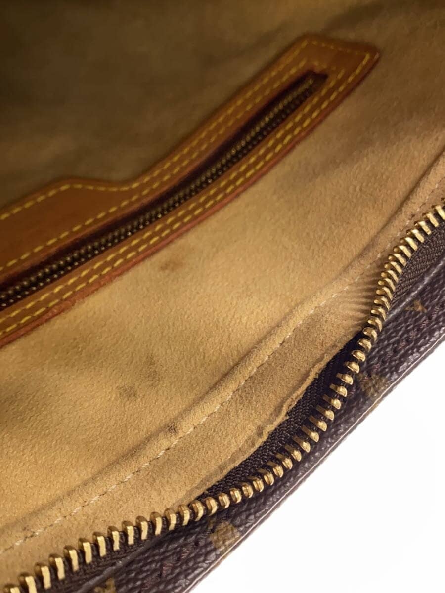 LOUIS VUITTON Lu ping GM Overall Stain Leather Crack Tote Bag PVC Monogram M51145 7