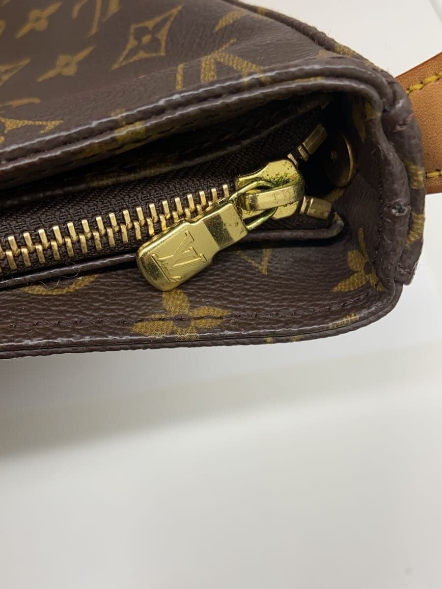 LOUIS VUITTON Lu ping GM Overall Stain Leather Crack Tote Bag PVC Monogram M51145 8