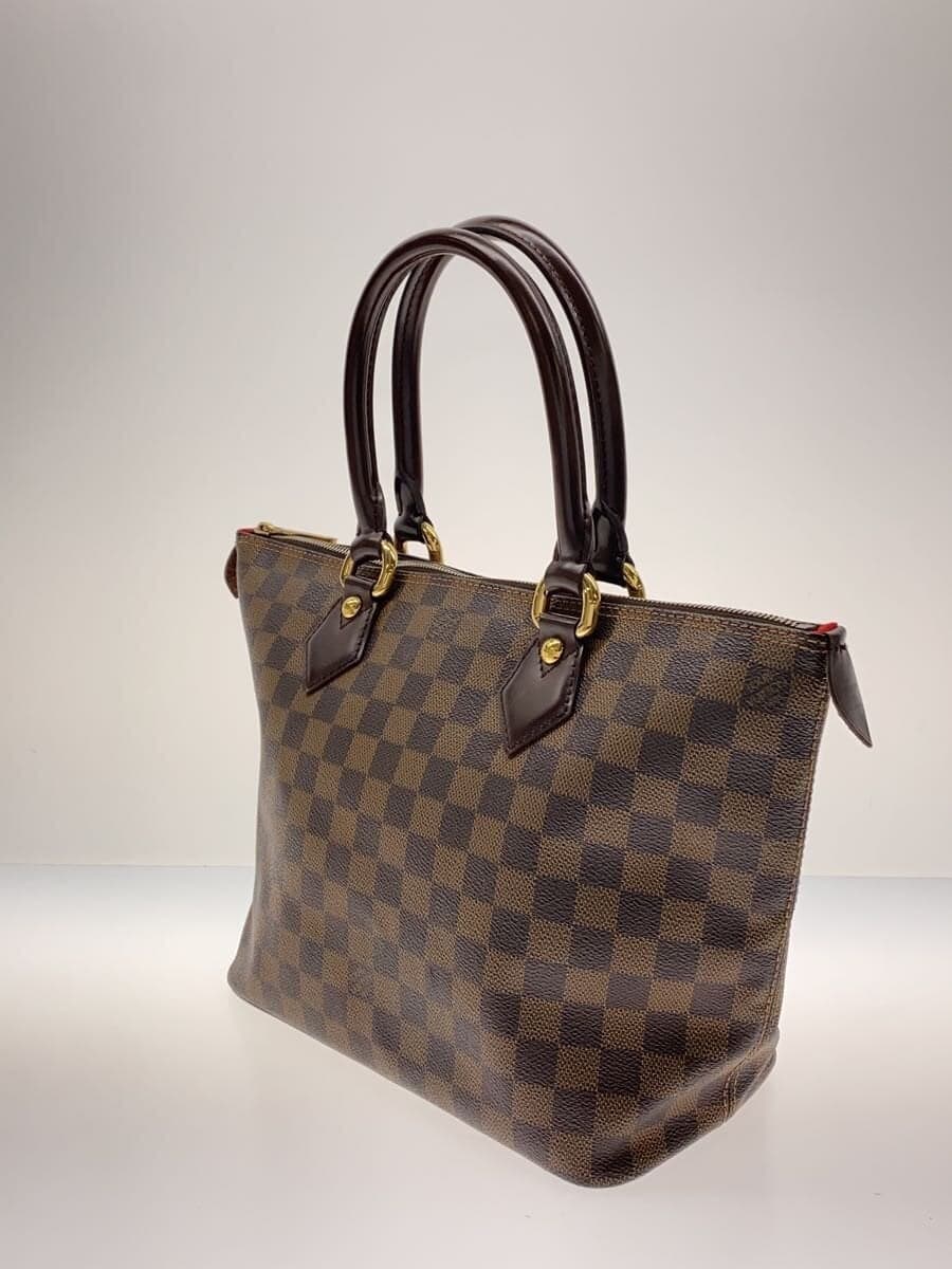 LOUIS VUITTON Saleya PM Hardware Scratch Corner Wear Tote Bag PVC BRW All Over Pattern N51183 2