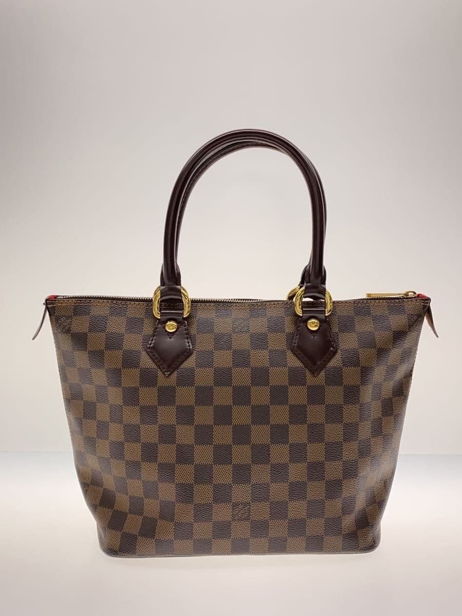 LOUIS VUITTON Saleya PM Hardware Scratch Corner Wear Tote Bag PVC BRW All Over Pattern N51183 3