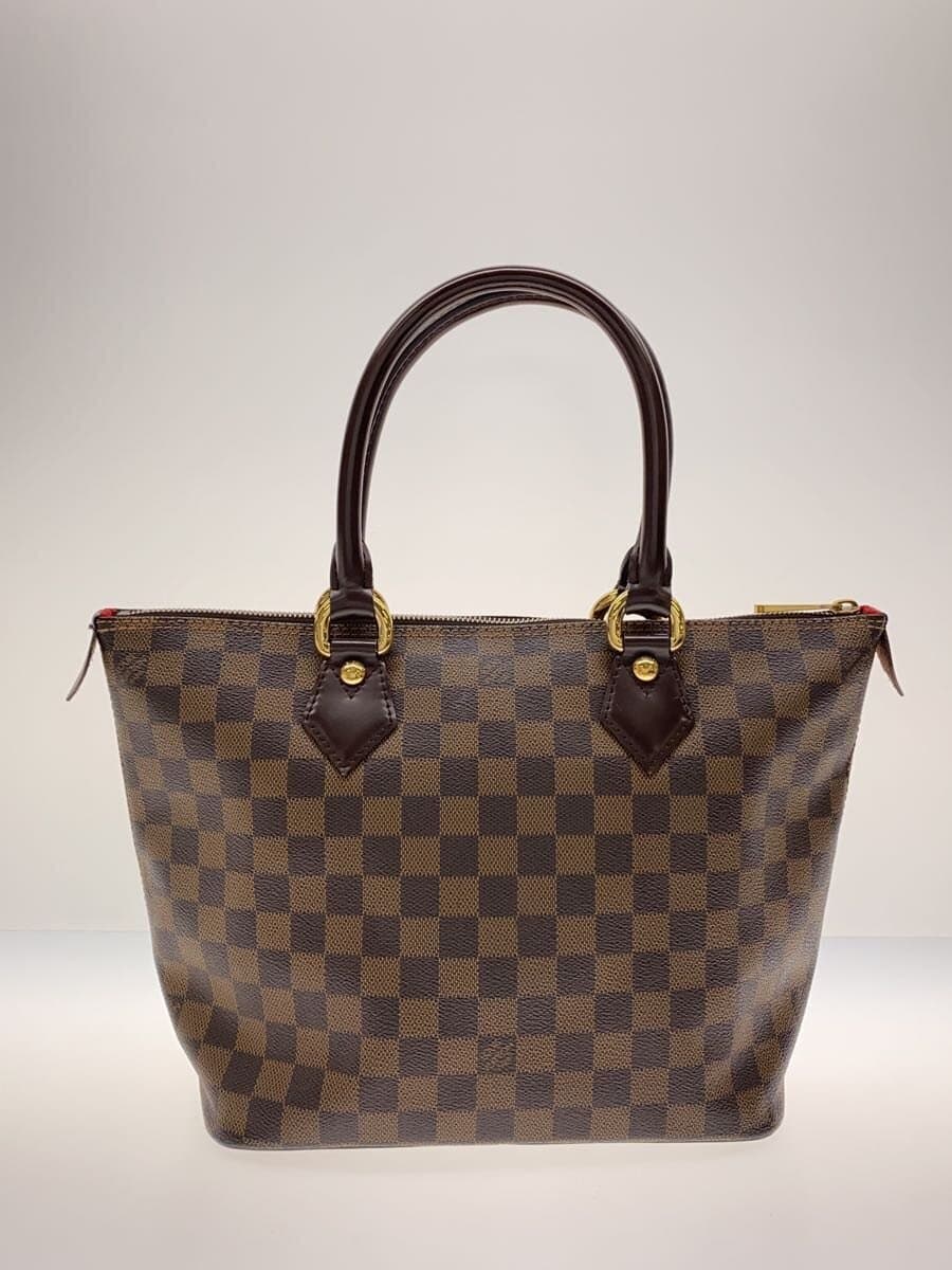 LOUIS VUITTON Saleya PM Hardware Scratch Corner Wear Tote Bag PVC BRW All Over Pattern N51183 3
