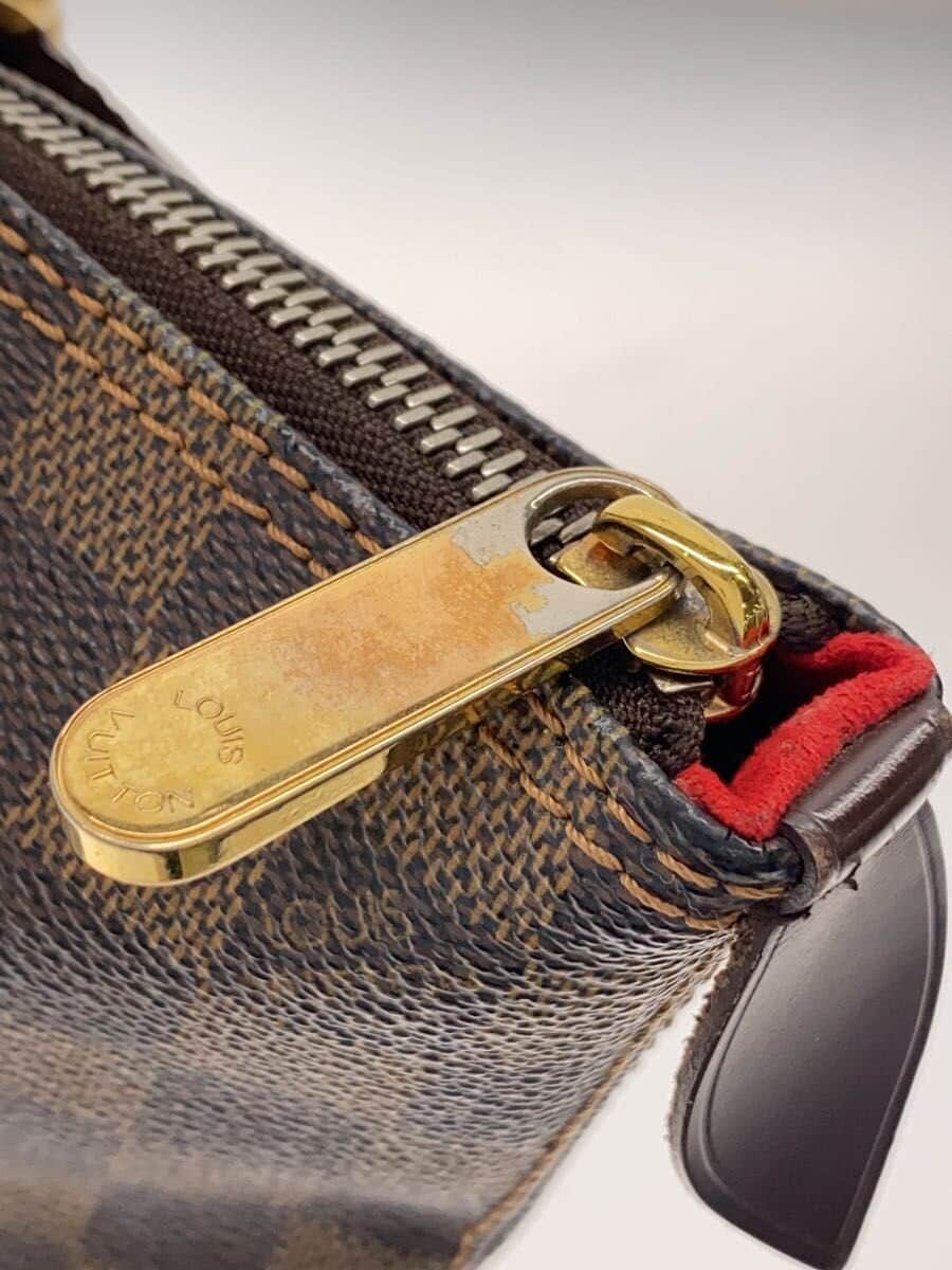 LOUIS VUITTON Saleya PM Hardware Scratch Corner Wear Tote Bag PVC BRW All Over Pattern N51183 7