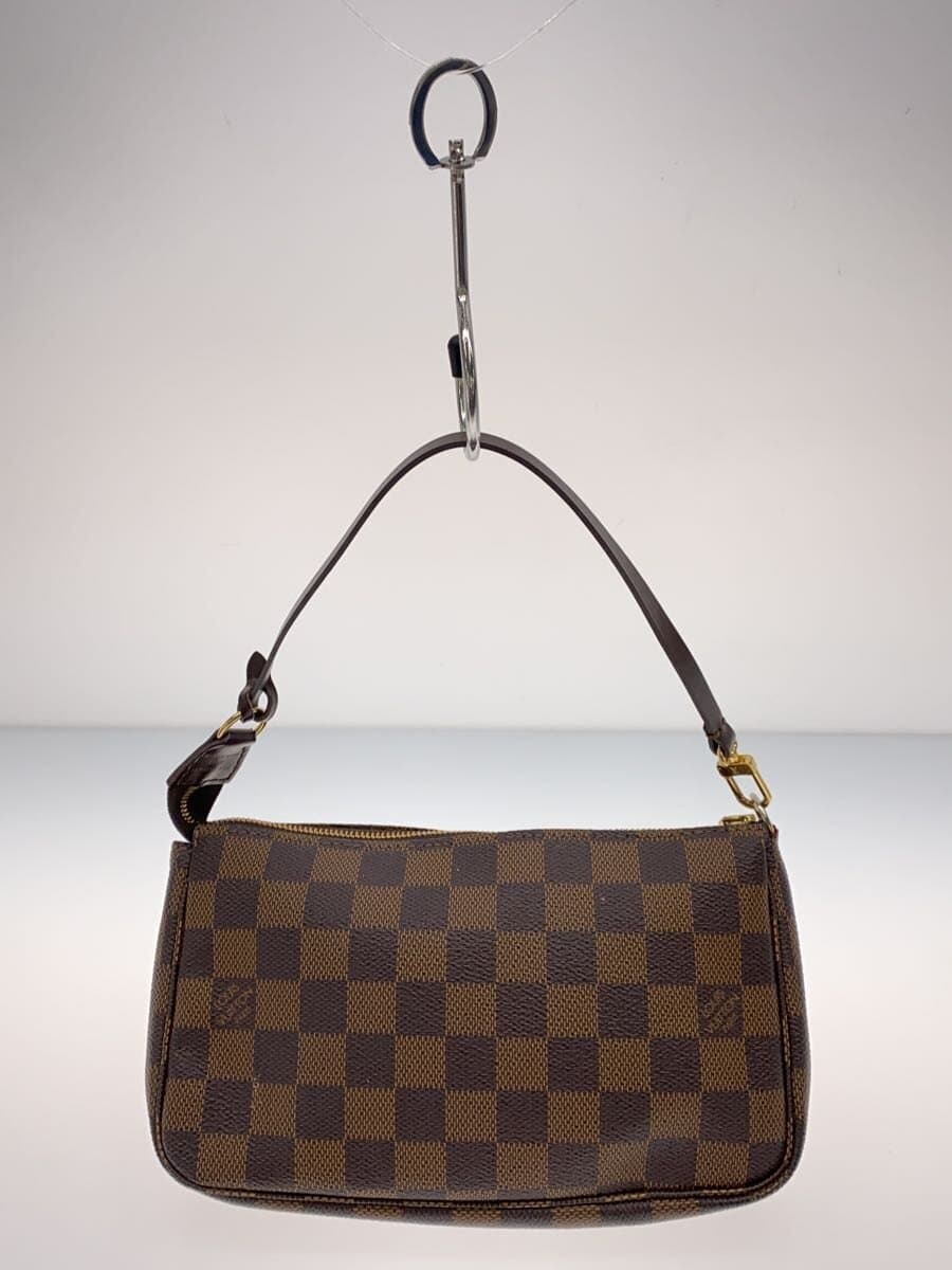 LOUIS VUITTON Pochette Accessoires Hardware Base Crack Inside With Stain Pouch PVC BRW N51985 3