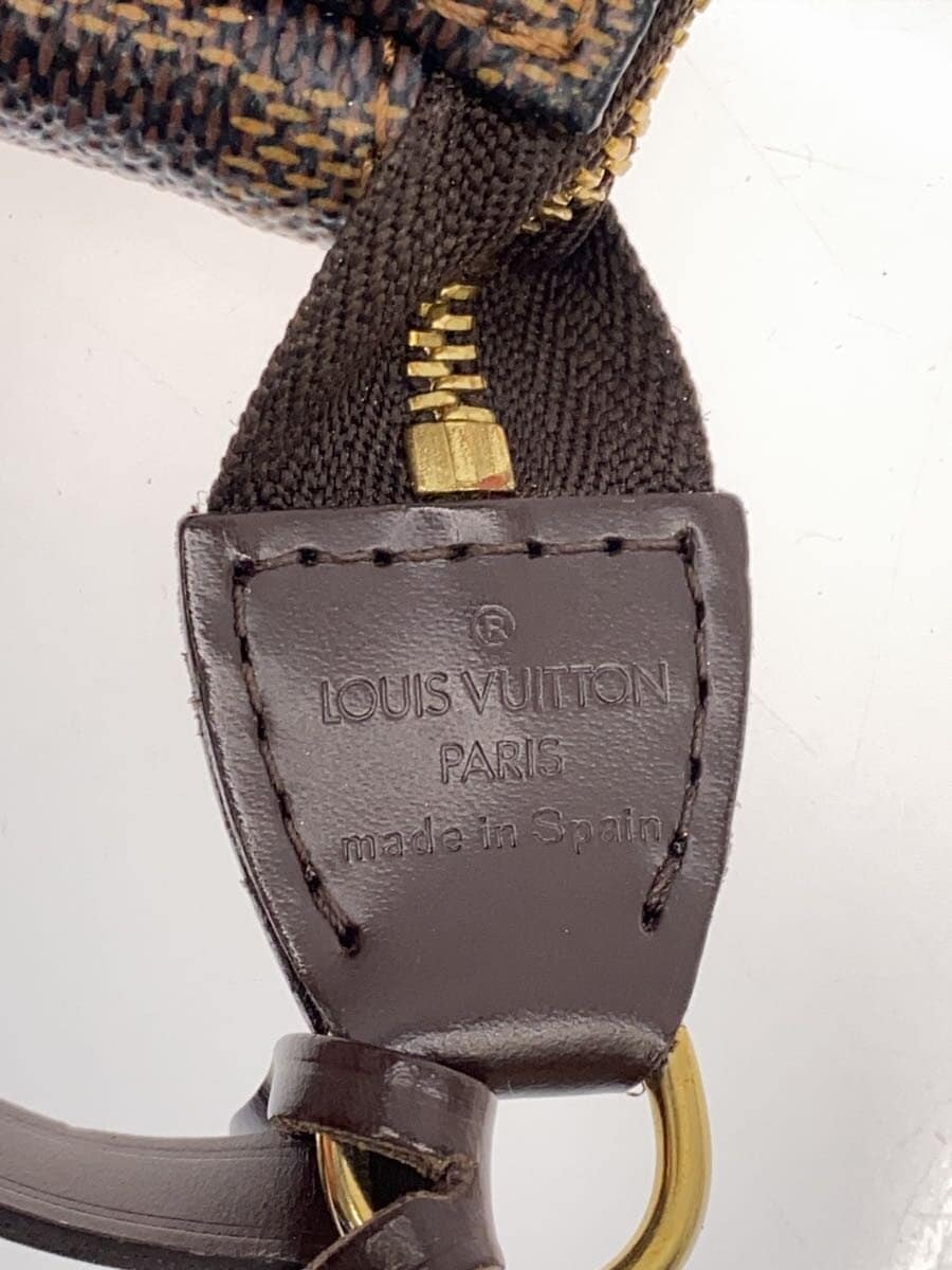 LOUIS VUITTON Pochette Accessoires Hardware Base Crack Inside With Stain Pouch PVC BRW N51985 5