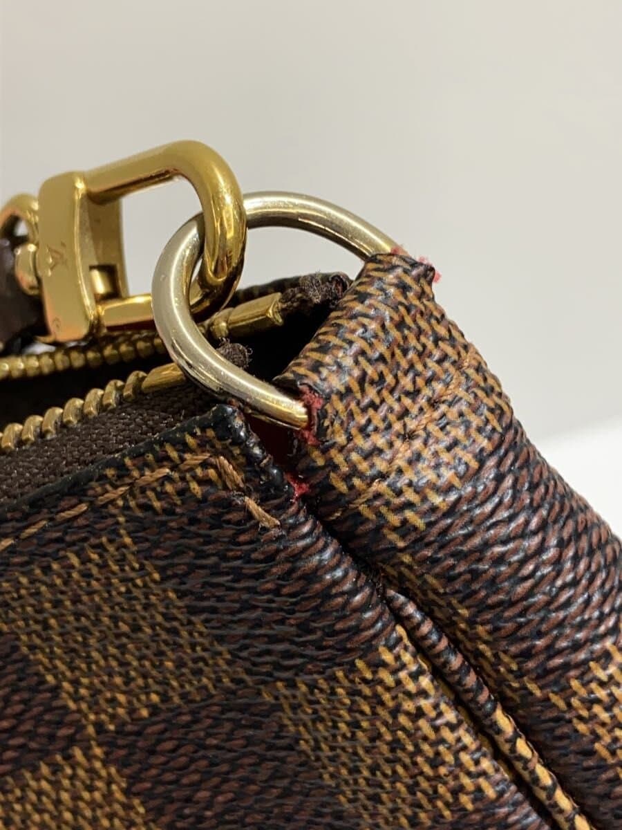 LOUIS VUITTON Pochette Accessoires Hardware Base Crack Inside With Stain Pouch PVC BRW N51985 7