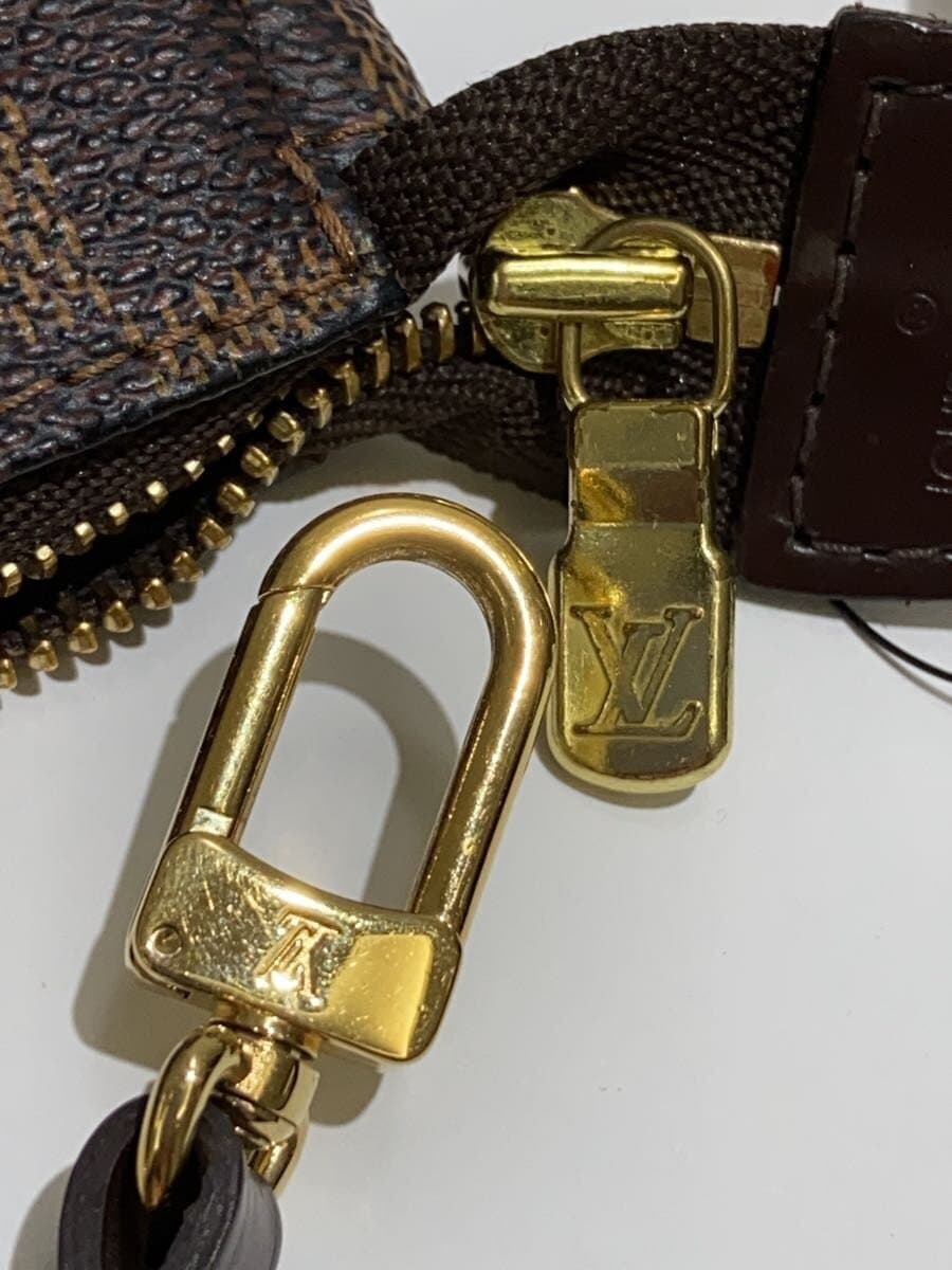 LOUIS VUITTON Pochette Accessoires Hardware Base Crack Inside With Stain Pouch PVC BRW N51985 8