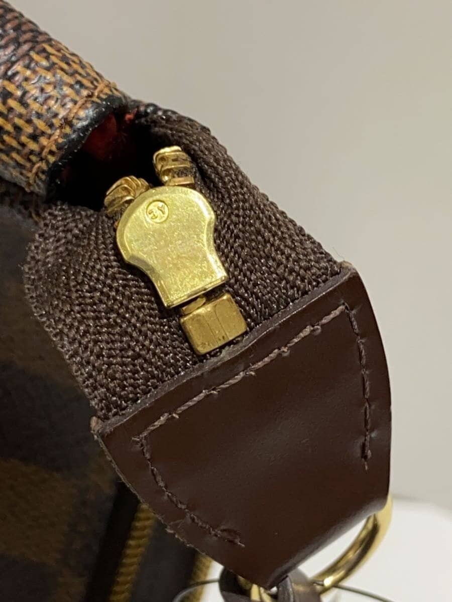 LOUIS VUITTON Pochette Accessoires Hardware Base Crack Inside With Stain Pouch PVC BRW N51985 9