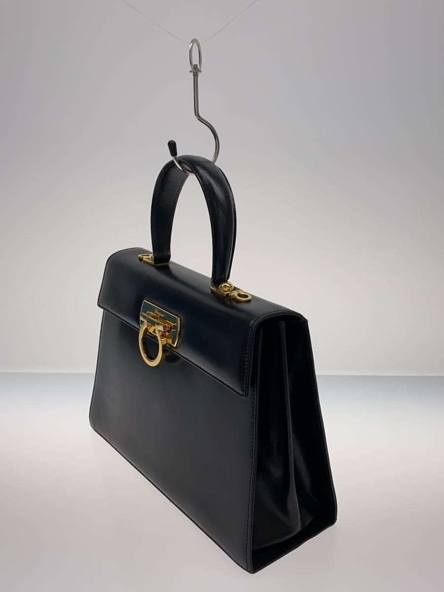 Salvatore Ferragamo Gancini Handbag Shoulder Missing Handle Edge Scuff Leather 21-2181 2