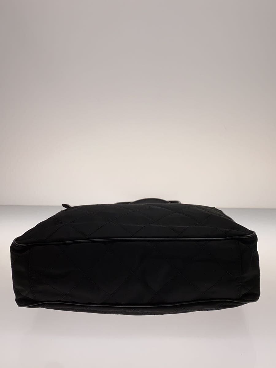 PRADA Logo Hand Handbag BLK BR2218 4