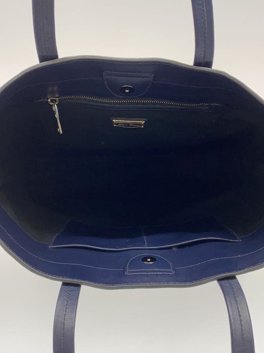 MIU MIU Tote Bag Leather BLU RR1820 6