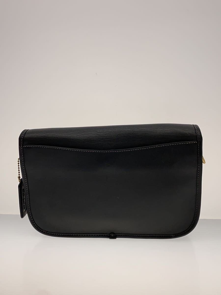 COACH Shoulder Bag Leather BLK Solid 193 3