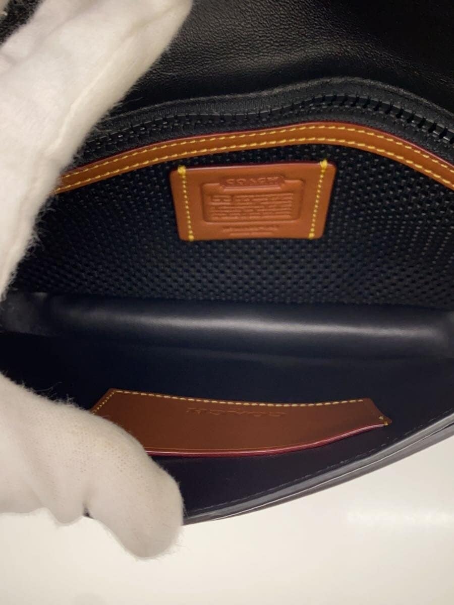 COACH Shoulder Bag Leather BLK Solid 193 6