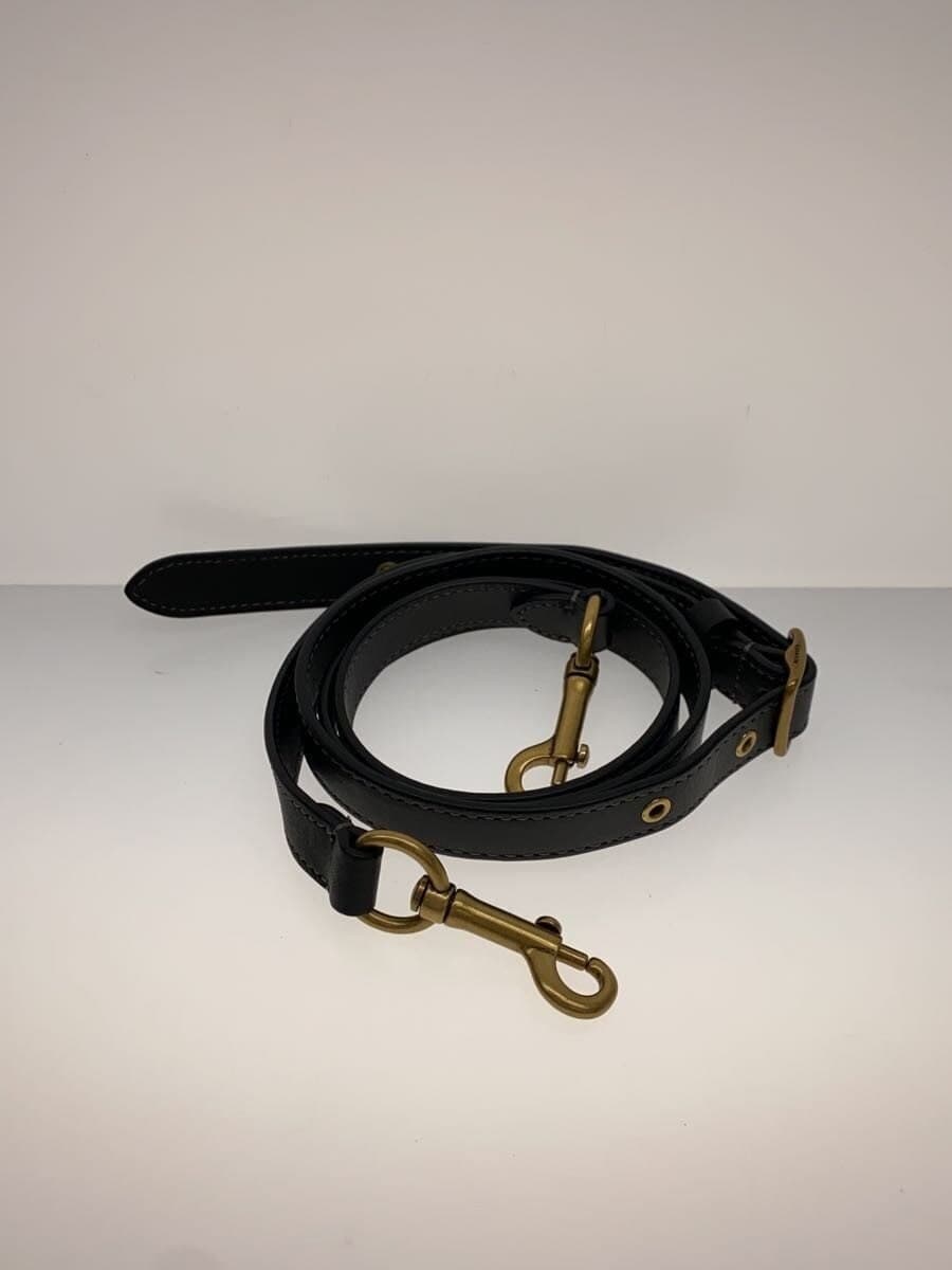 COACH Shoulder Bag Leather BLK Solid 193 7