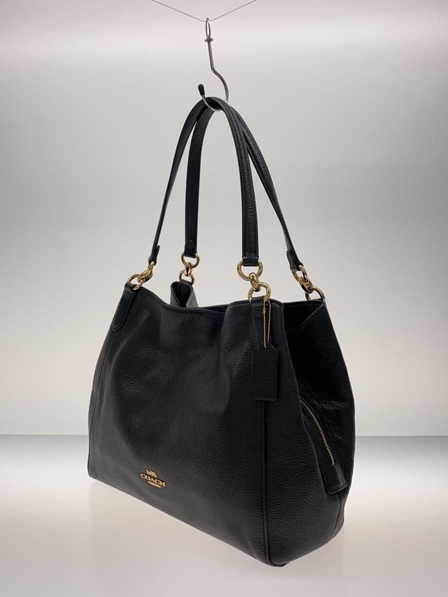 COACHF80268 Handbag PVC BLK Solid 2