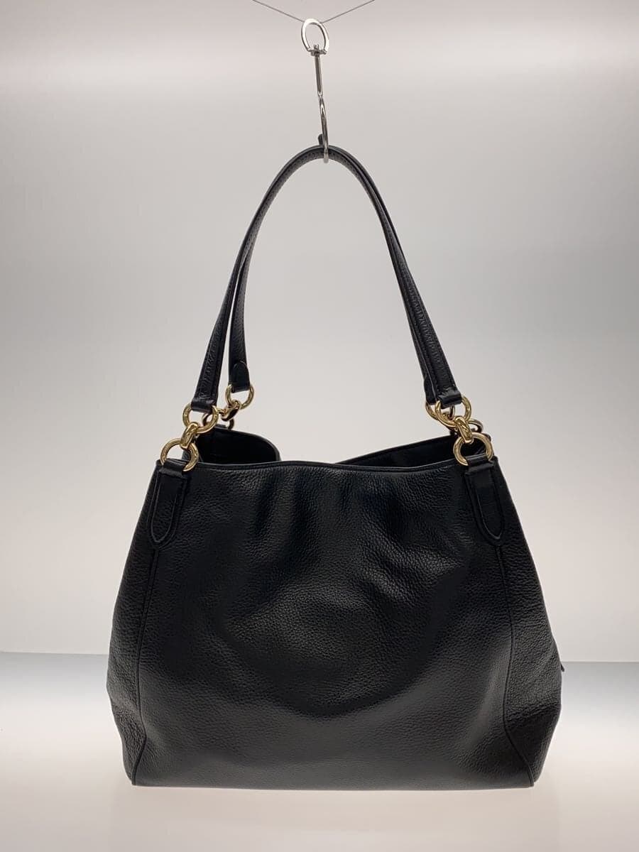 COACHF80268 Handbag PVC BLK Solid 3