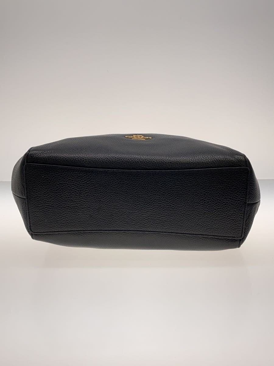 COACHF80268 Handbag PVC BLK Solid 4