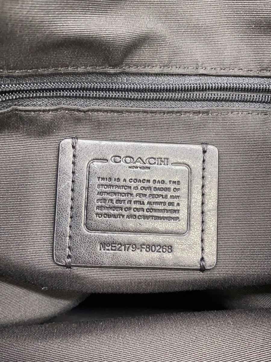 COACHF80268 Handbag PVC BLK Solid 5