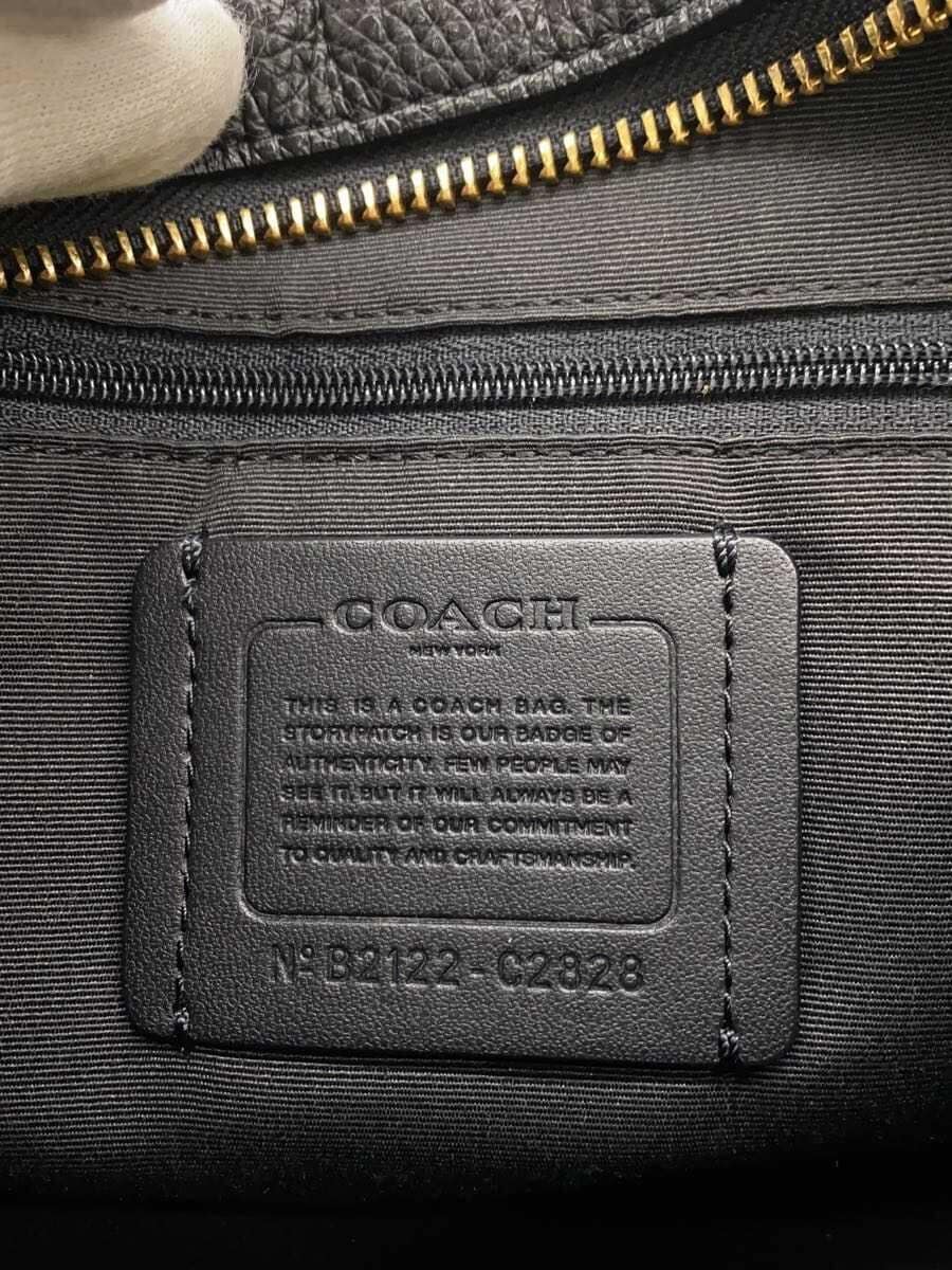 COACH shoulder bag [purchase] leather BLK C2826 5