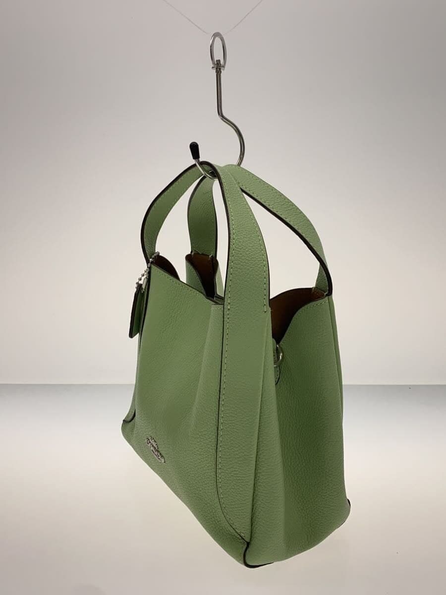 COACH 2WAY Shoulder Bag Leather GRN Plain 78800 2